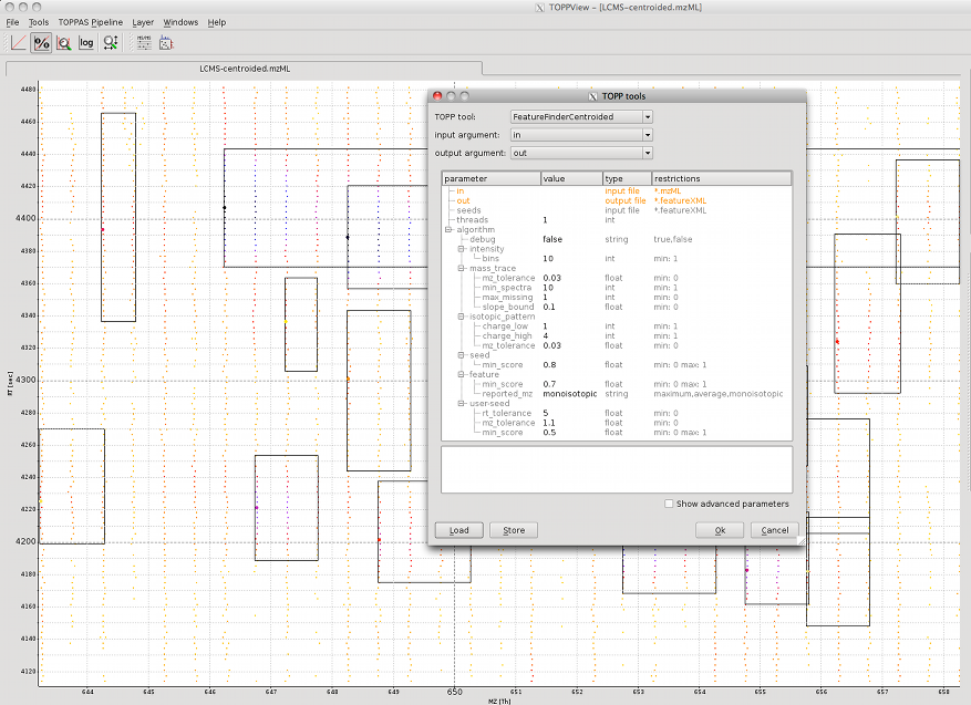 TOPPView Tools FFCentrioided