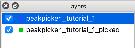 display selected layer